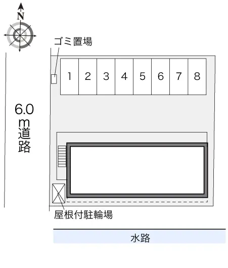 ★手数料０円★金沢市八日市２丁目　月極駐車場（LP）